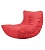Бескаркасное кресло Cocoon Chair Red (красный) заказать у производителя Папа Пуф недорого